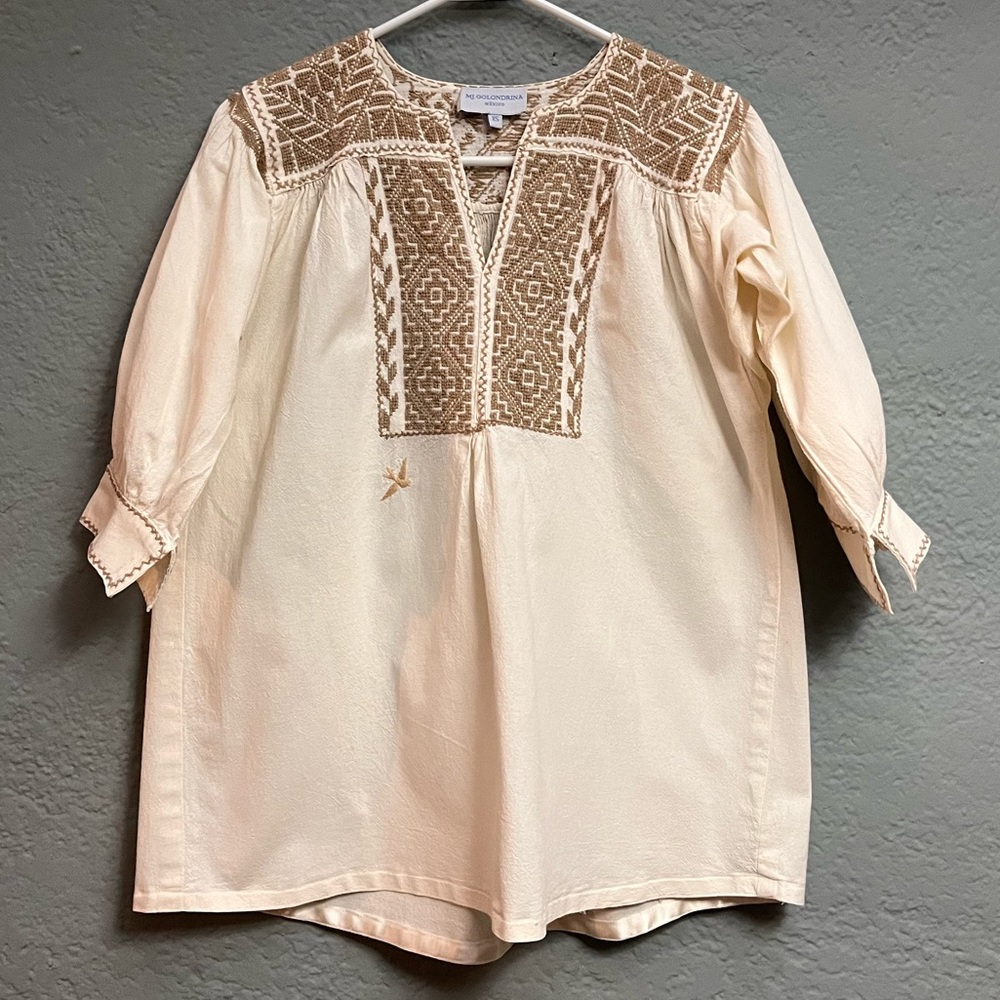 TIMELESS Mi Golondrina cross stitch blouse